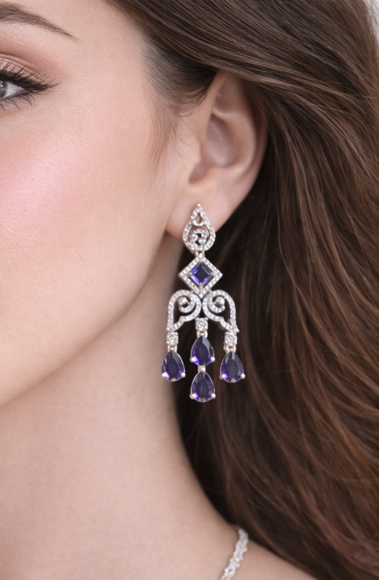 Amethyst Royale Cascade Set