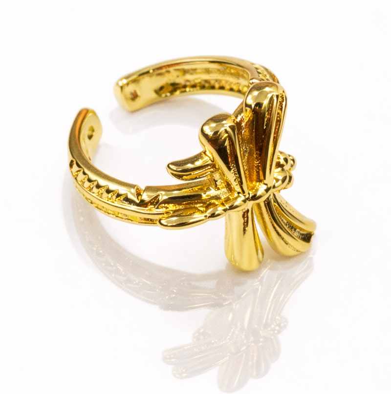 The Aurora Bow Gold Ring