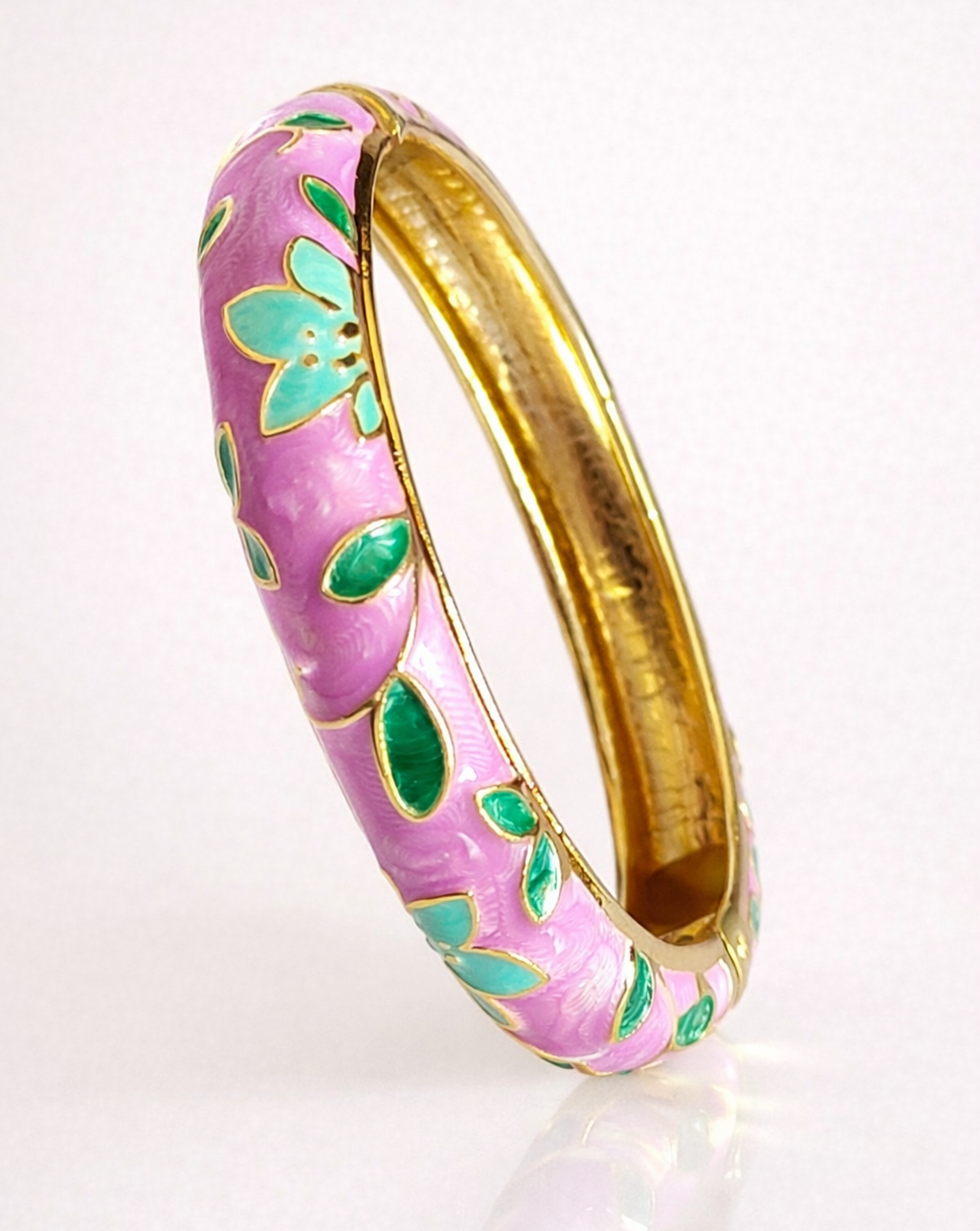 Blush Garden Enamel Kada