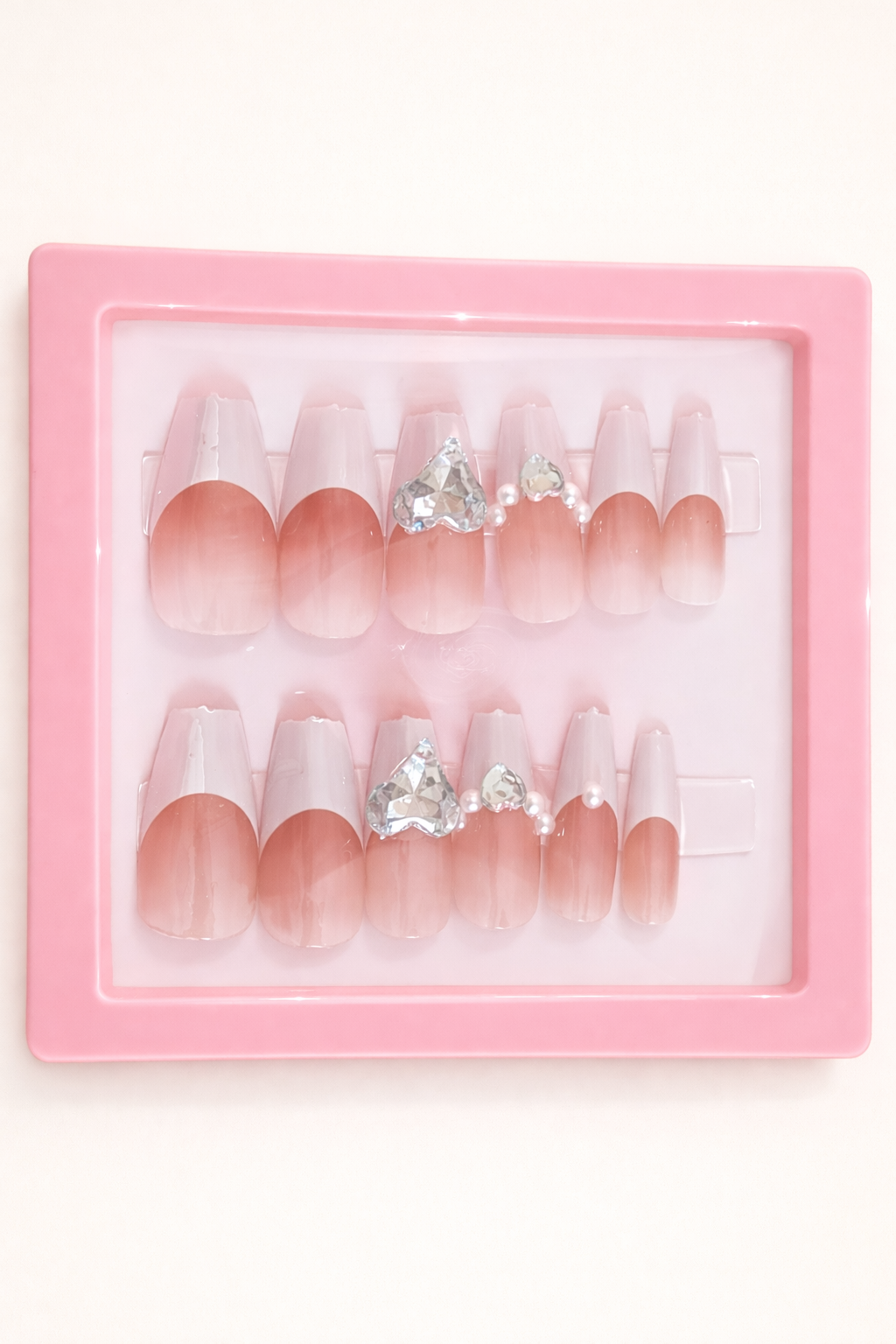 Blush Crystal Ombre Extensions