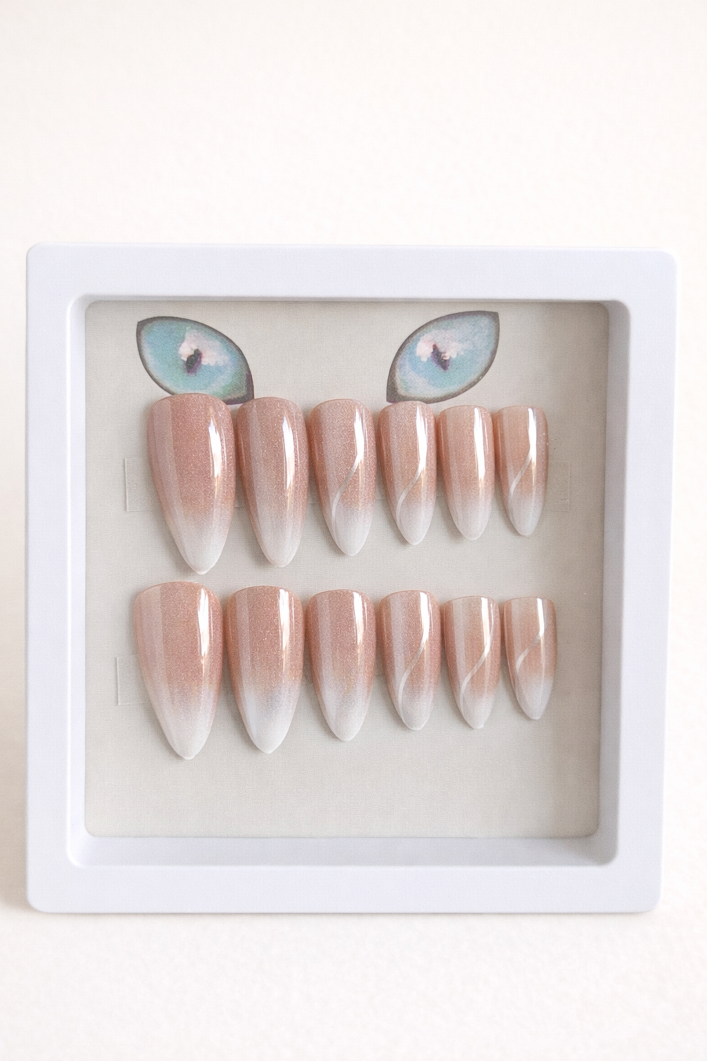 Blush Frost French Elegance Nails