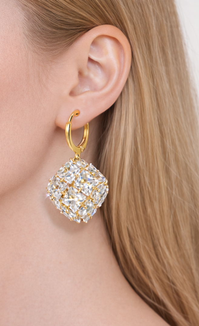 Crystal Cube Glow Hoop