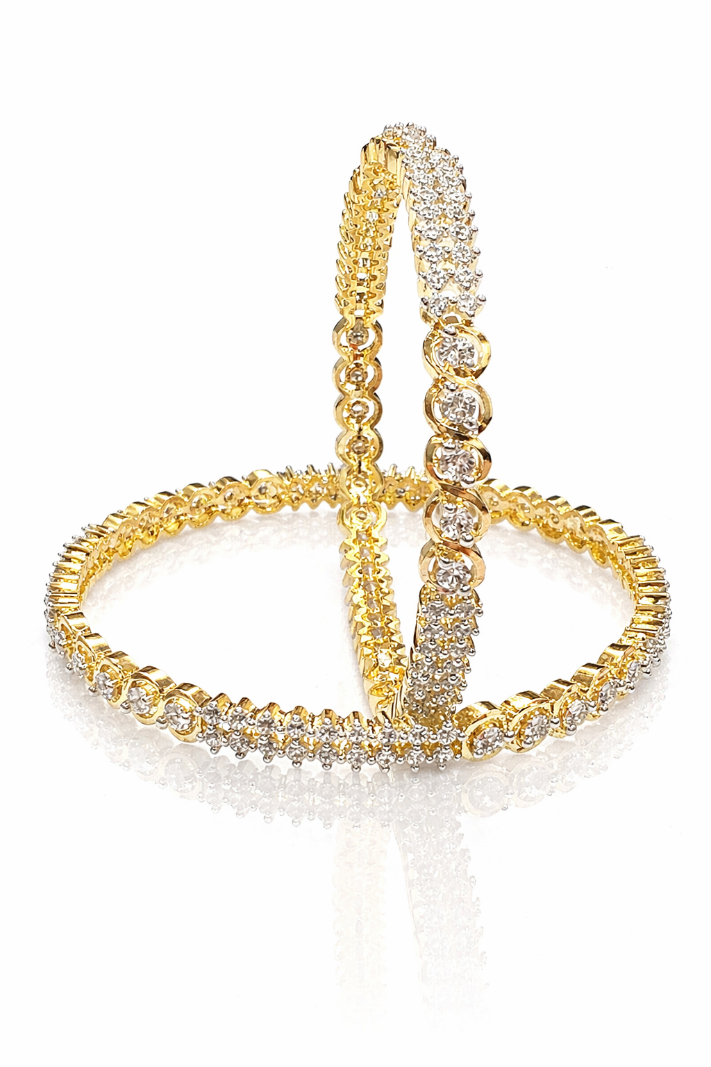 Eterna Sparkle Diamond Bangles