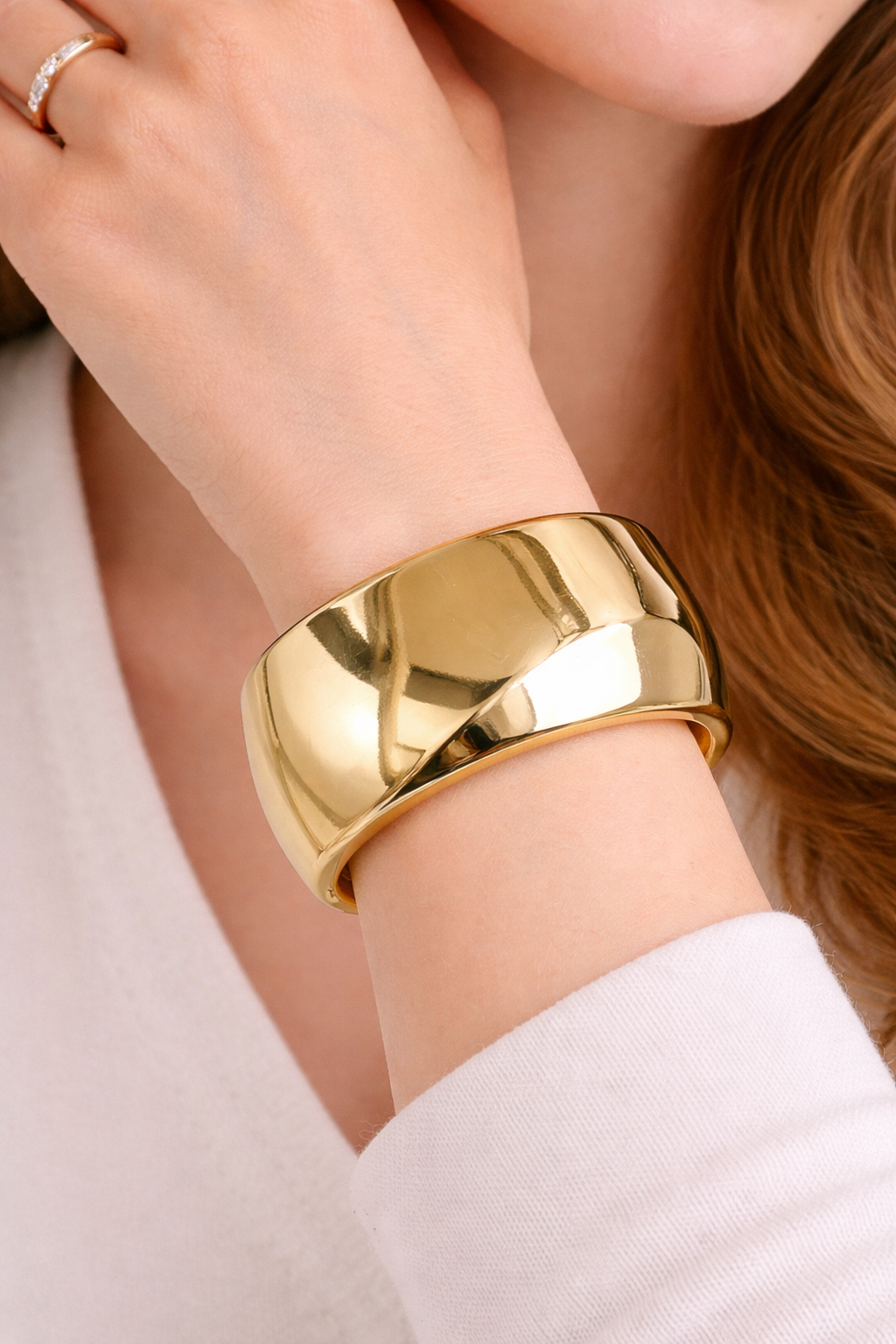 Golden Aura Mirror Cuff