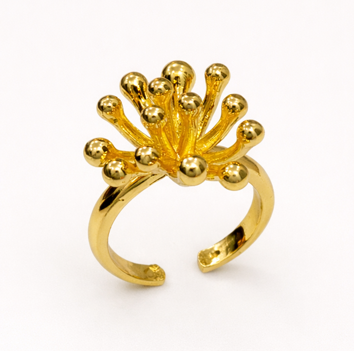 Golden Bloom Ring