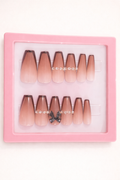 Mocha Luxe Crystal Tips