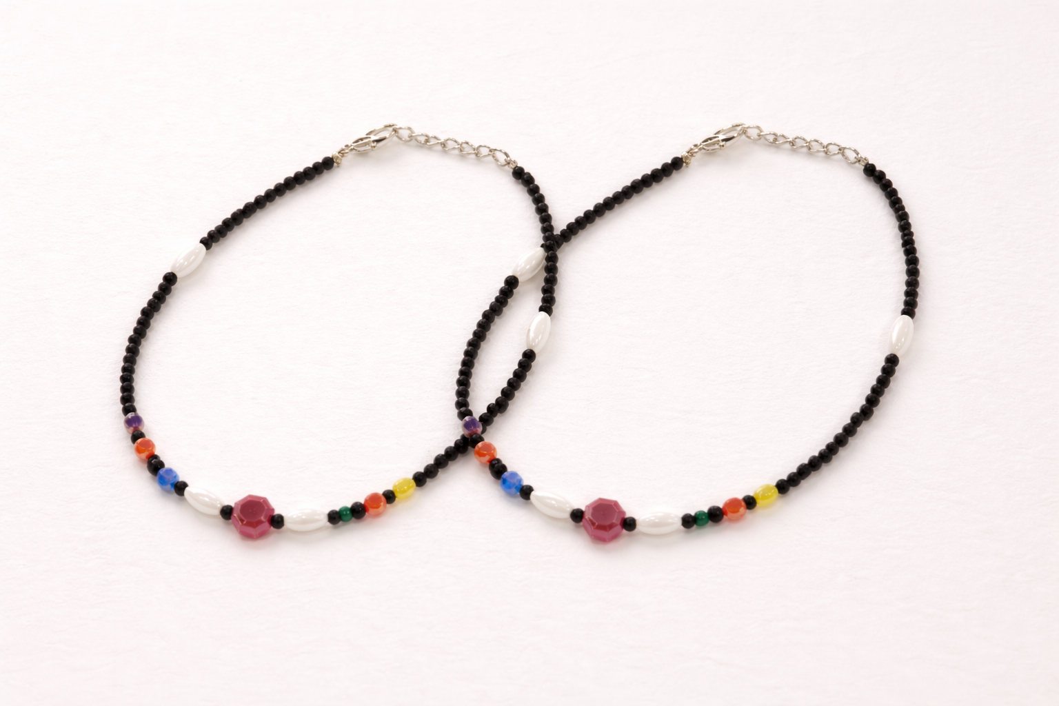 Rainbow Charm Anklet