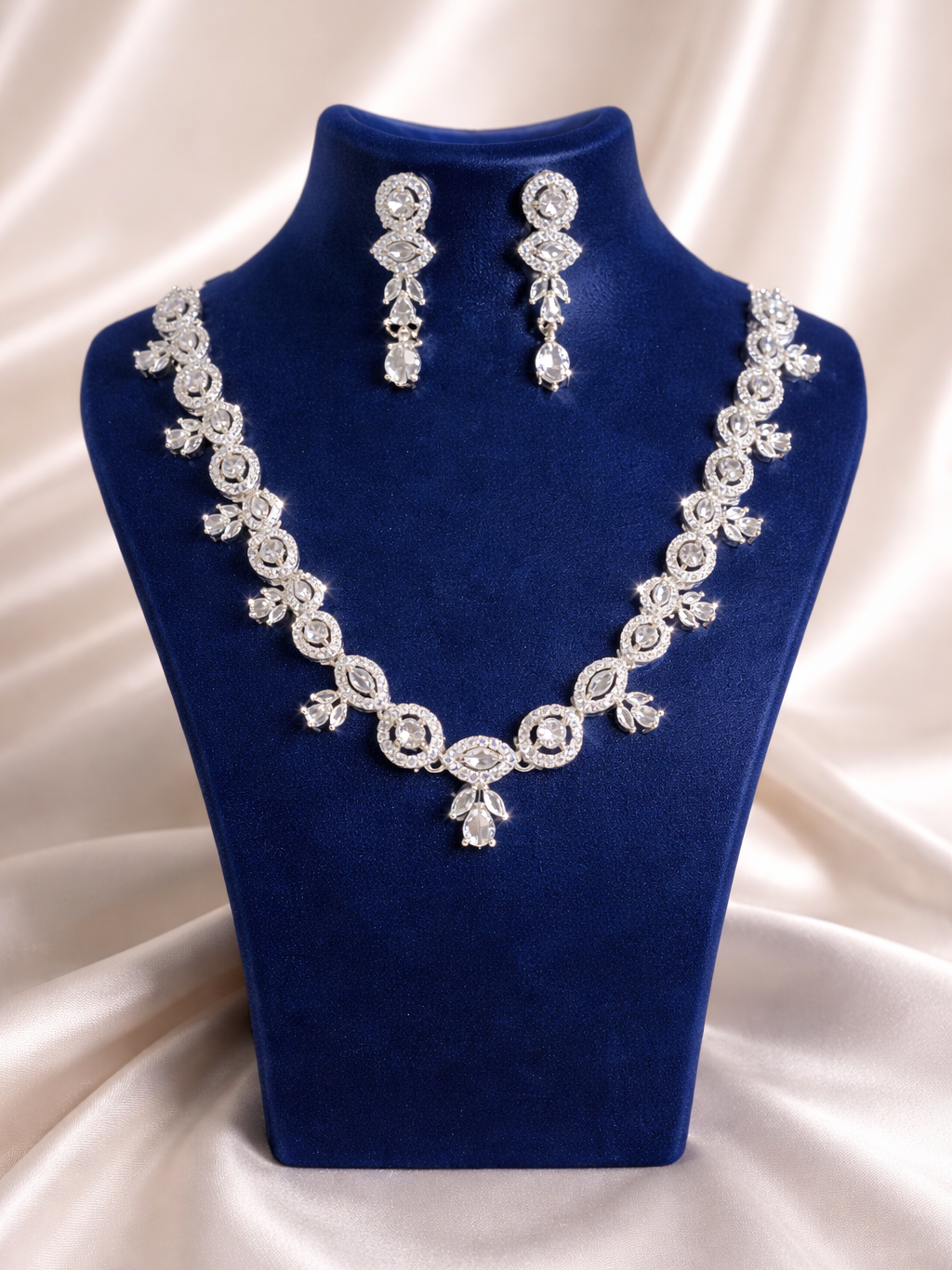 Royal Azure Elegance Necklace Set