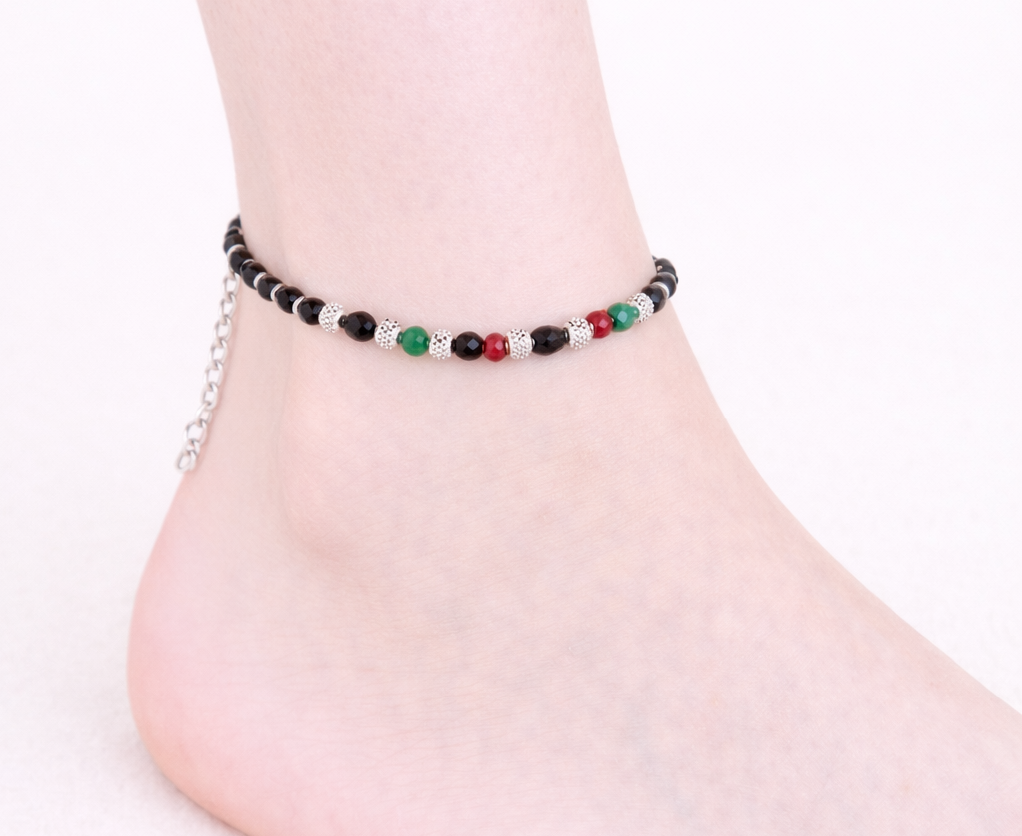 Tricolor Spark Anklet