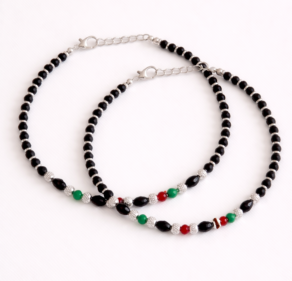 Tricolor Spark Anklet