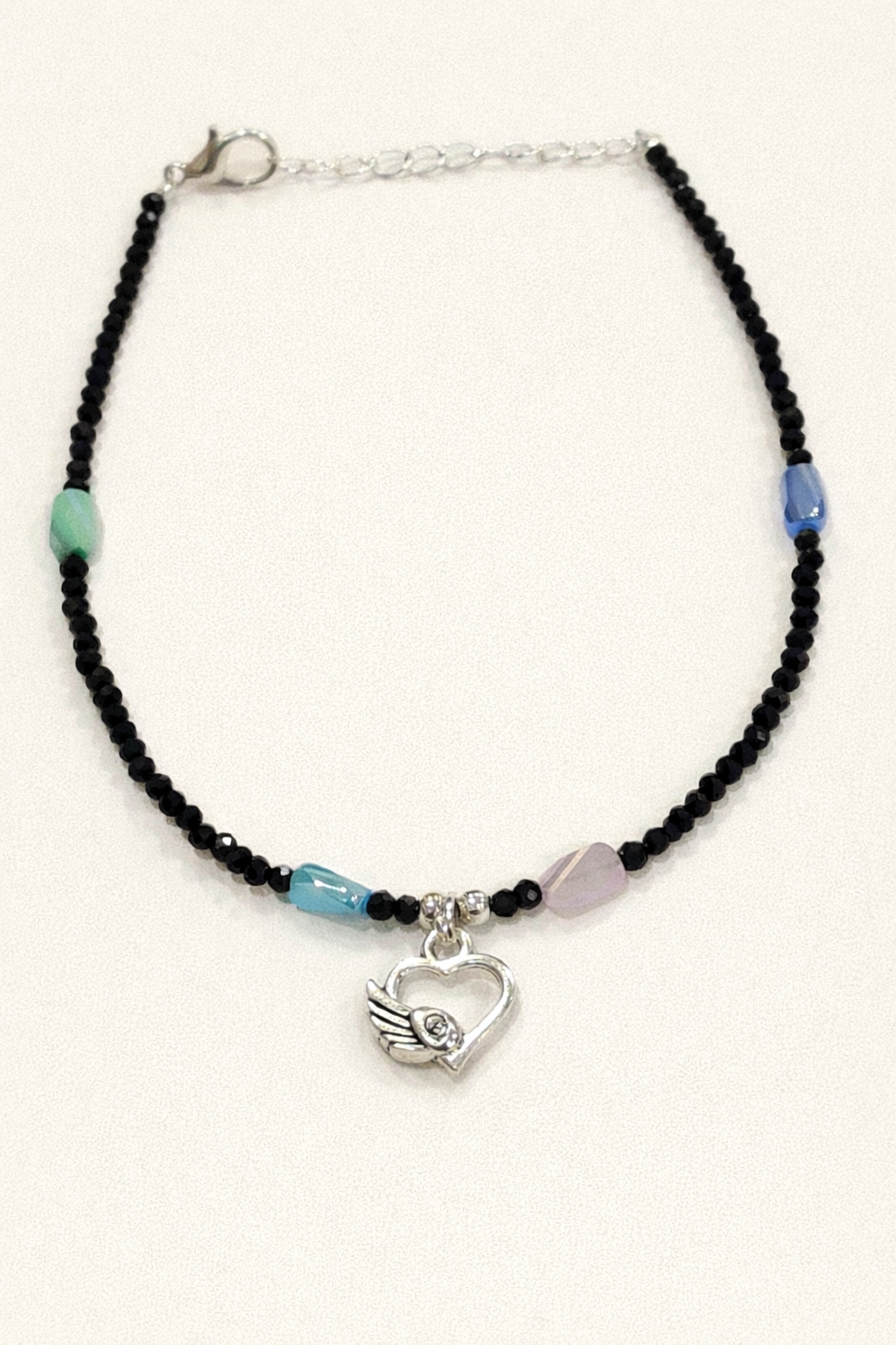Winged Heart Harmony Anklet