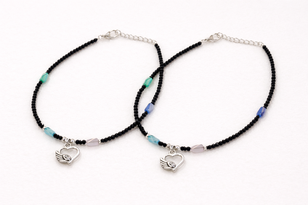 Winged Heart Harmony Anklet