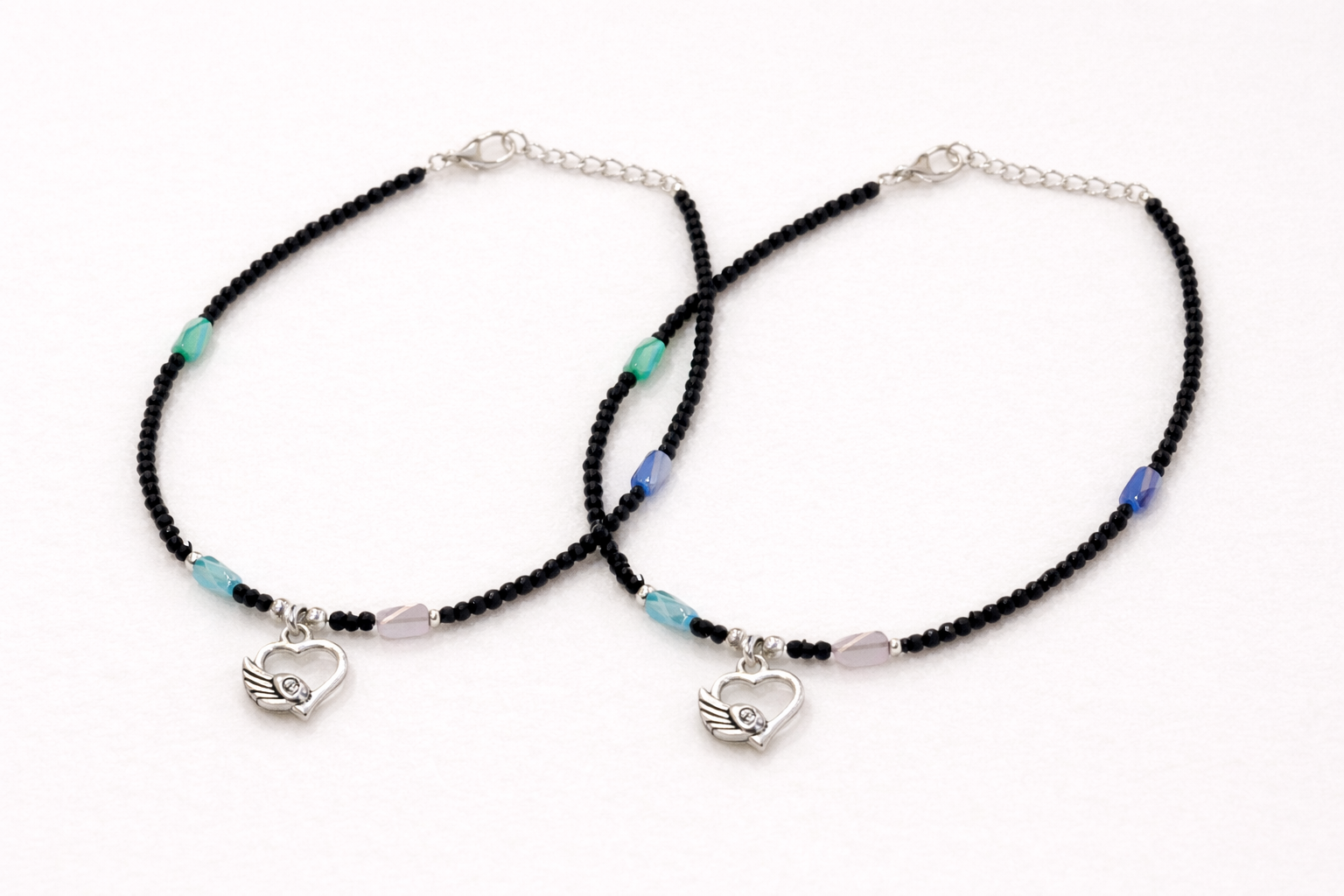 Winged Heart Harmony Anklet
